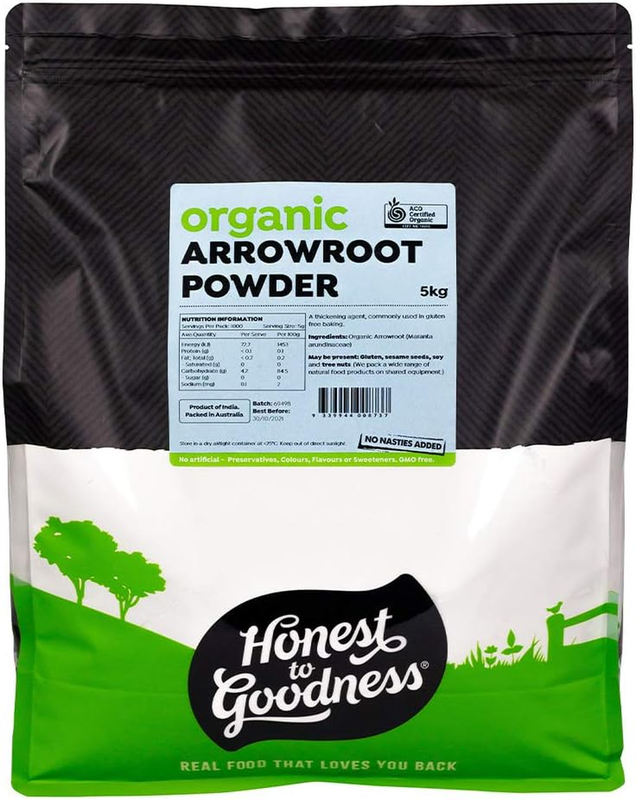 Organic Arrowroot Powder, 5Kg