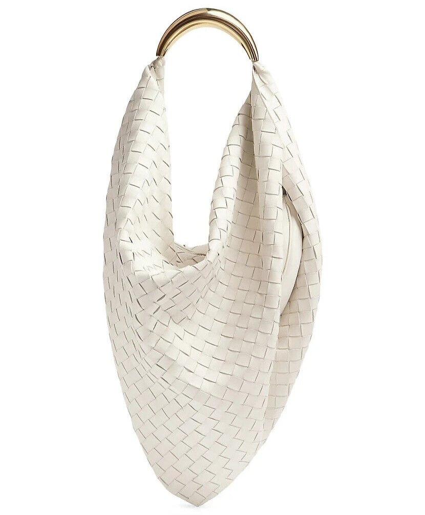 【関税込み】Bottega Veneta ホワイト＆ブルー Foulard バッグ Bottega Veneta ホワイト＆ブルー Foulard バッグ ホワイト | Lyst