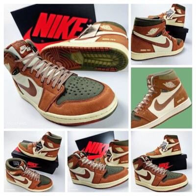 Air Jordan 1 Element Gore-Tex Mens US 11 Brown Tan Green Nike Retro Outdoors GTX