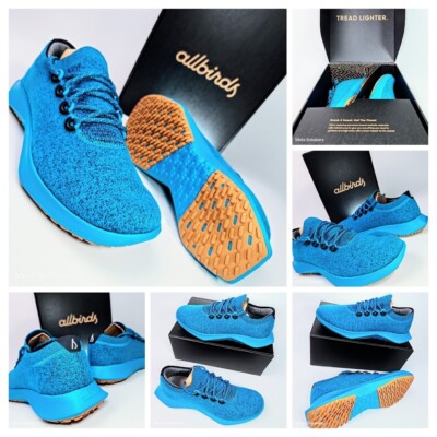 Allbirds Merino Wool Dasher 2 Men's US 13.5 Teal Blue Gum Mizzle Comfort Runner