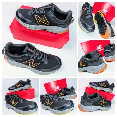 US 11 D New Balance Mens Black Grey Yellow Orange Fresh Foam 510v6 -MT510MB6 NIB