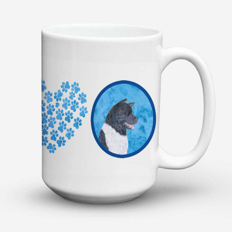 Blue Akita Coffee Mug 15 oz SS4797-BU-CM15-S