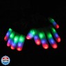 Luwint LED Light Up Rave Gloves for Adults and Teens, Flashing Party Accessories for Halloween Christmas Dance, Cool Glowing Gift Ideas