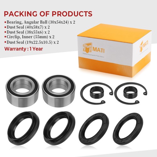 Front Wheel Bearings & Seals for 2005-2013 Honda Foreman 500 TRX500FE/FM/FPE/FPM