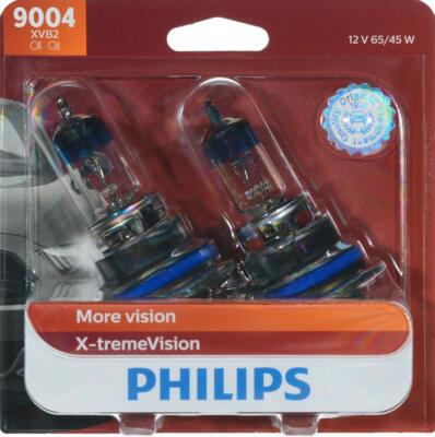 Philips X-treme Vision (9004 XVB2) (Up to 100% More Vision) (Pack of 2)