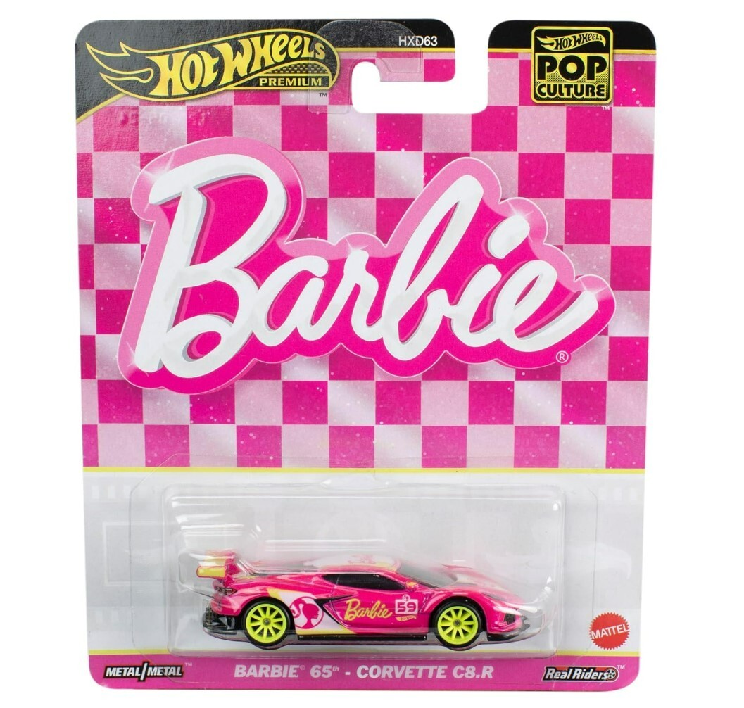 ホットウィール BARBIE 65th CORVETTE C8.R 5台 Hot Wheels HVJ51 Pop Culture - Barbie 65th Anniversary