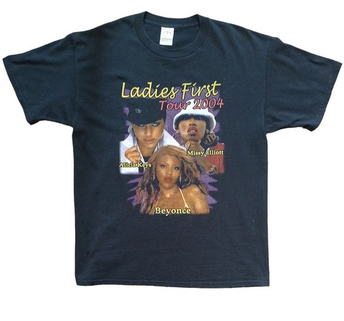 00's USA製 Ladies First ツアーTシャツ　Beyoncé Ladies First 2004 Tour Rap Tee Large Beyonce, Missy Elliott