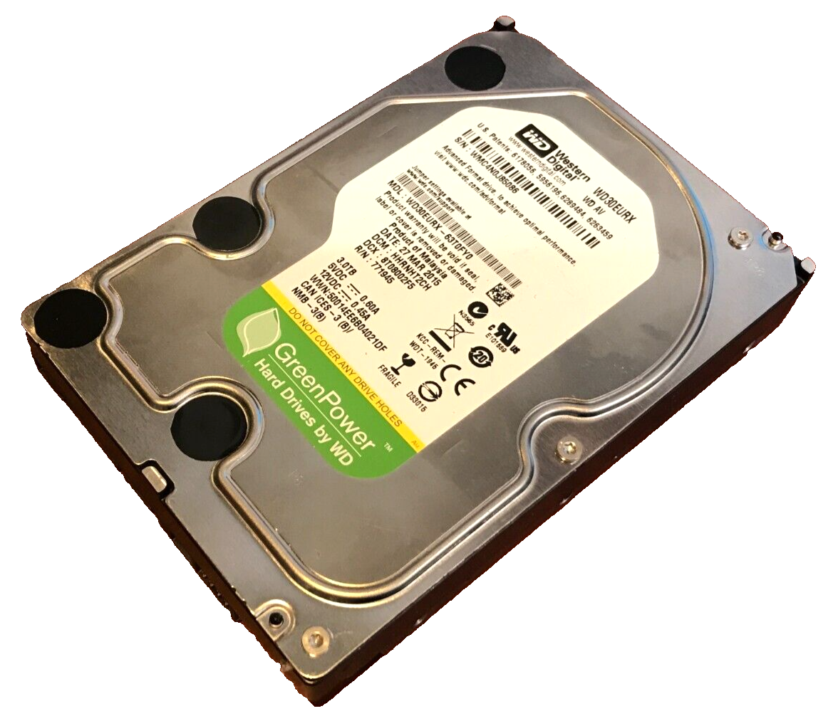 Western Digital WD30EURX 3.5インチHDD 3TB WD AV-GP WD30EURX - Hard