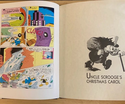 Walt Disney’s UNCLE SCROOGE IN COLOR Carl Barks HC DJ 1987 Gladstone Pub