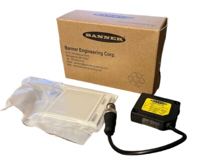 Banner PD45VP6LLPQ Photoelectric Sensor Includes Banner Box And Data sheet
