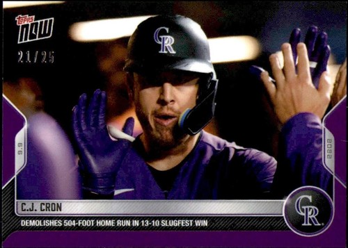 2022 Topps Now - C.J. Cron #873