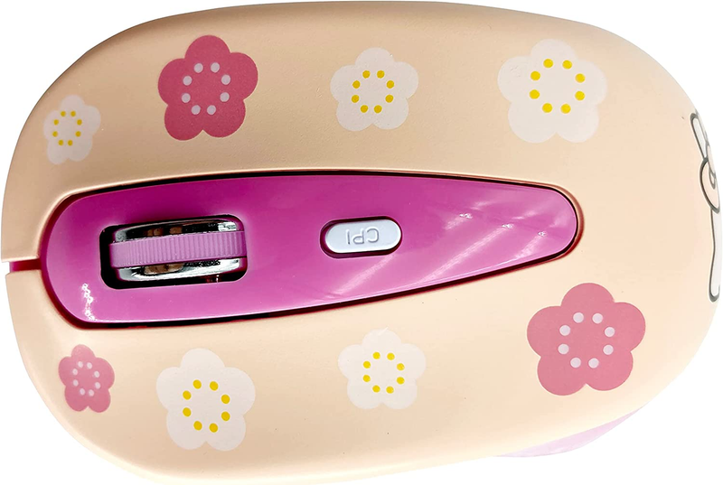 Hello Kitty Wireless Mouse: "Cute Hello Kitty Wireless Silent Mouse - Pink for D