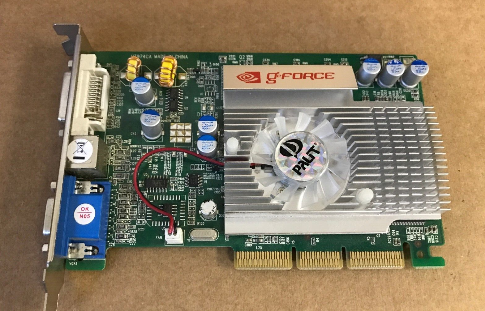 XpertVision GeForce FX 5500 128MB D AGP 4X/8X Video Card XNA-55000