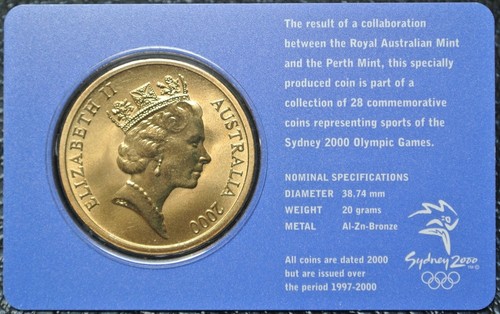 (希少)SYDNEY2000OLYMPIC.COIN(未使用) 2000 $5 SYDNEY OLYMPIC COIN COLLECTION - 1 of 28 Athletics w