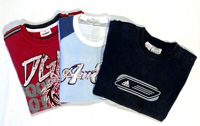 3er Pack Shirts -->  ADIDAS / BOUNY BABY ROMA / Dognose -  T-Shirt Long Gr. 152