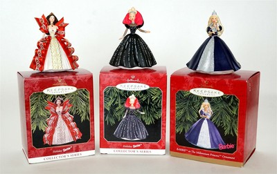 barbie christmas ornaments value
