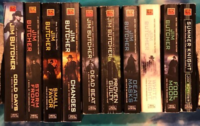 Jim Butcher ~ The DRESDEN FILES / Lot of 11 / 4 Trades & 7 Mass Markets
