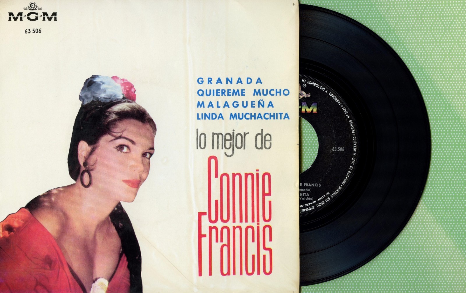 CONNIE FRANCIS / Granada - Quiereme Mucho / MGM 63506 Press CONNIE FRANCIS / Granada - Quiereme Mucho / MGM 63506 Press