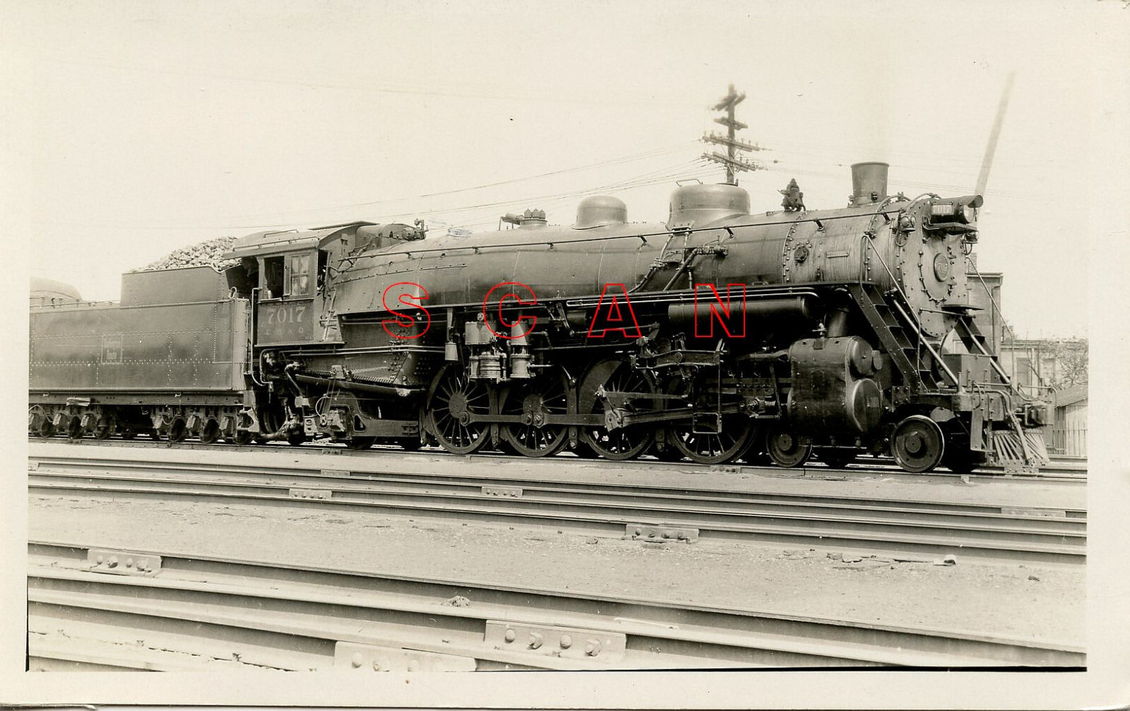 k adachi　マンハッタン 3F300A RP 1929 CB&Q BURLINGTON RAILROAD 482 LOCO #7017