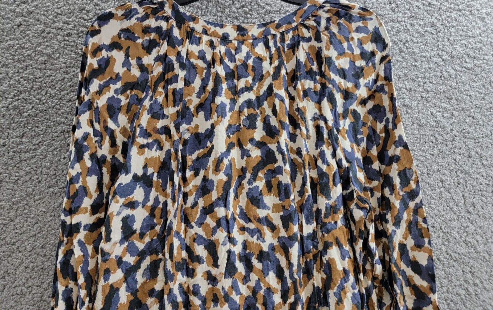 Velvet by Graham & Spencer Jill Boho Dress Women's M Multi V-Neck Long Sleeve - Picture 11 of 16