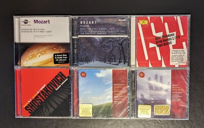Classical Symphony Orchestra Lot of 6 New Sealed CD's Mozart Requiem Gardiner...