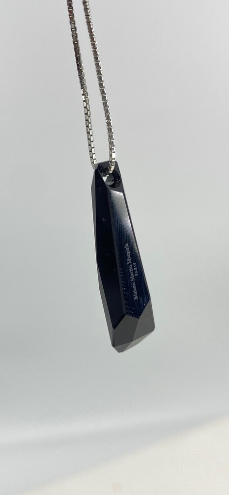 08aw/Martin Margiela11/Clip necklace箱タグ付 Maison Margiela x Swarovski Crystal Necklace made in italy