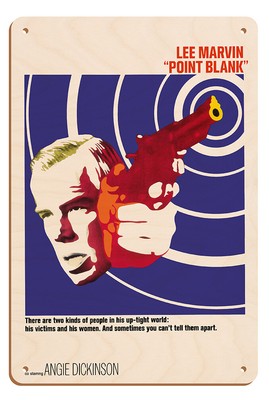 Point Blank - Starring Lee Marvin - Vintage Film Movie Poster Nelson Lyon 1967