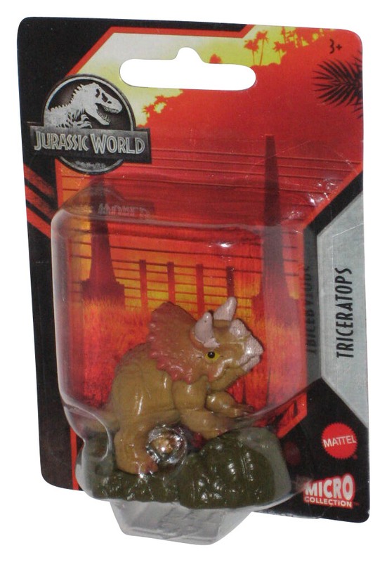 Jurassic World TricÃ©Ratops (2020) Mattel Micro Collection Mini Figurines