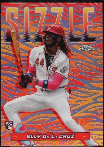 Elly De La Cruz SSP Stratospheric Stars 2024 Topps Chrome Update 