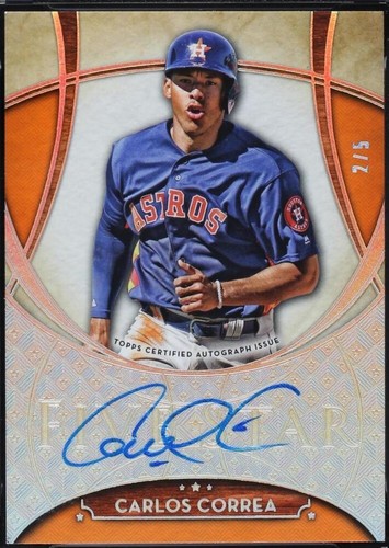 2017 Topps Five Star - Carlos Correa #FSA-CC