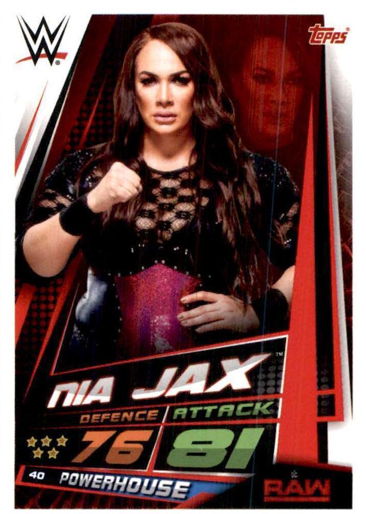 2019 Topps WWE Slam Attax Universe - Nia Jax #40