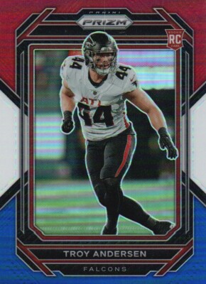 2022 Panini Prizm #394 Troy Andersen Red White and Blue