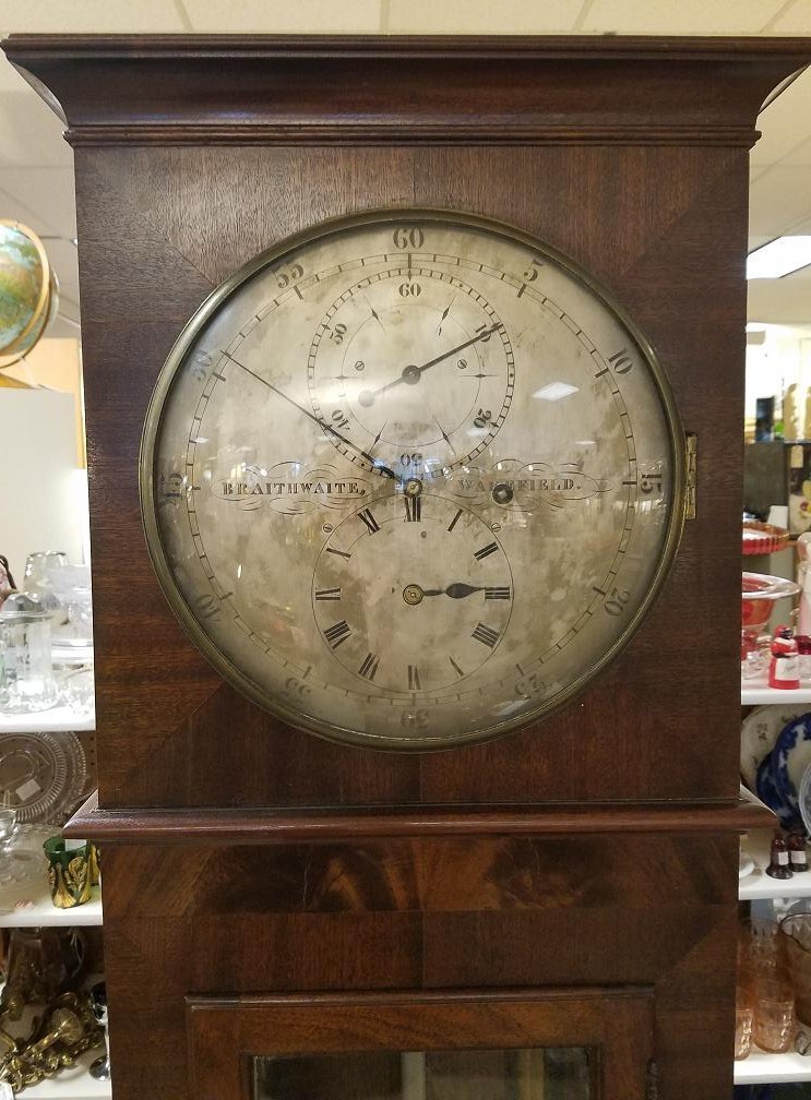 English Astronomical Regulator 1850 Grandfather Longcase French Howard Clock