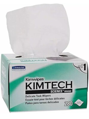 QTY 5-Kimberly Clark KIMTECH KIMWIPES LINTFREE Cloth Task - 5 Boxes of 280