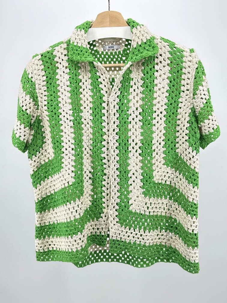 Bode Crochet Knit Shirt size XS/S | eBay Bode Crochet Knit Shirt size XS/S | eBay
