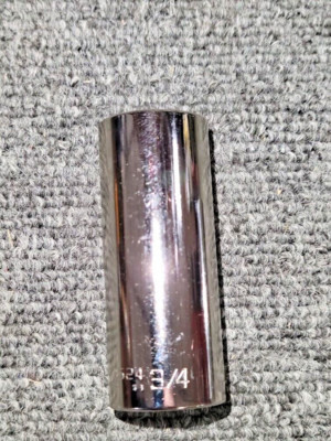 WRIGHT TOOL COUGAR SERIES 3/8'' Drive 6PT SAE 3/4'' DEEP SOCKET  E3524