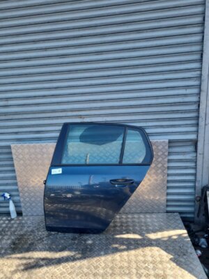 VOLKSWAGEN GOLF MK6 DOOR BARE REAR PASSENGER SIDE BLUE METALICA 2009-2012