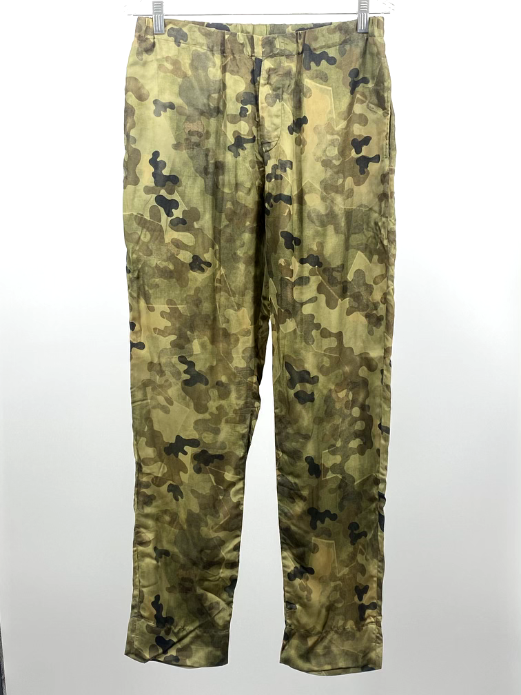 Dries Van Noten SS21 Camo Viscose Pants size 48 | eBay