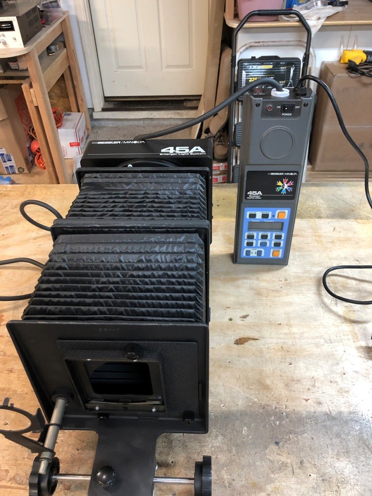 Beseler Bellows Enlarger With Minolta A 45 Light System - EXCELLENT Condition