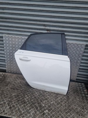 AUDI A6 C7 DOOR BARE REAR DRIVER SIDE IBIS WHITE LY9C 2011-2018