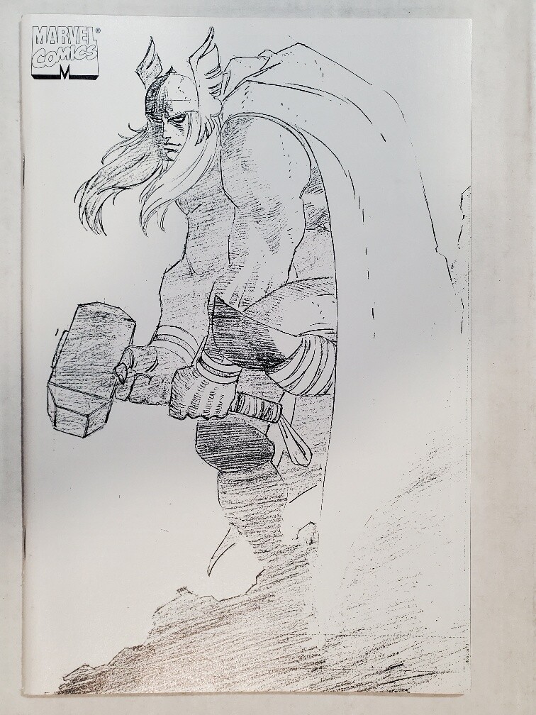 The Mighty THOR #1 SKETCH variant~Heroes Return~Jurgens