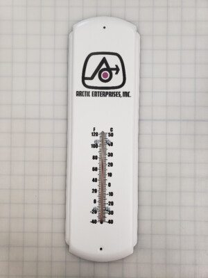 Reproduction Vintage Arctic Enterprises Snowmobile Metal Thermometer (014)