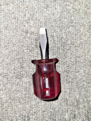 Wright Tool Part #  9122 Slotted Screwdriver 1/4'' Tip