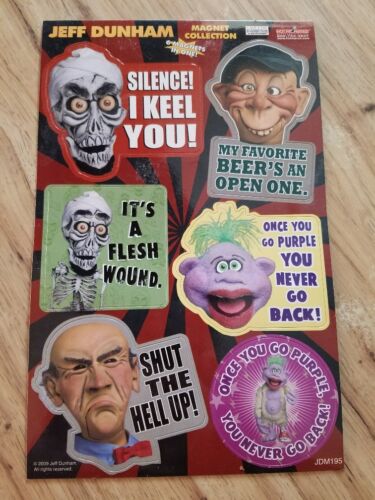 Jeff Dunham Funny Ventriloquist Comedian 6 Pc Magnet Set Buy 1 Get 1 FREE