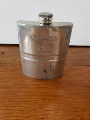 Vintage Alchemy Pewter Camel Cigarettes Flask Sheffield England Since 1913