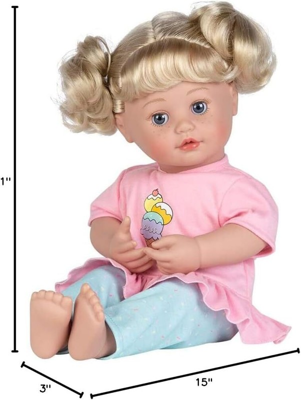 Adora&rsquo;S Interactive Baby Doll with 5 Touch Activated Features - 15&rdquo; My Cuddle &