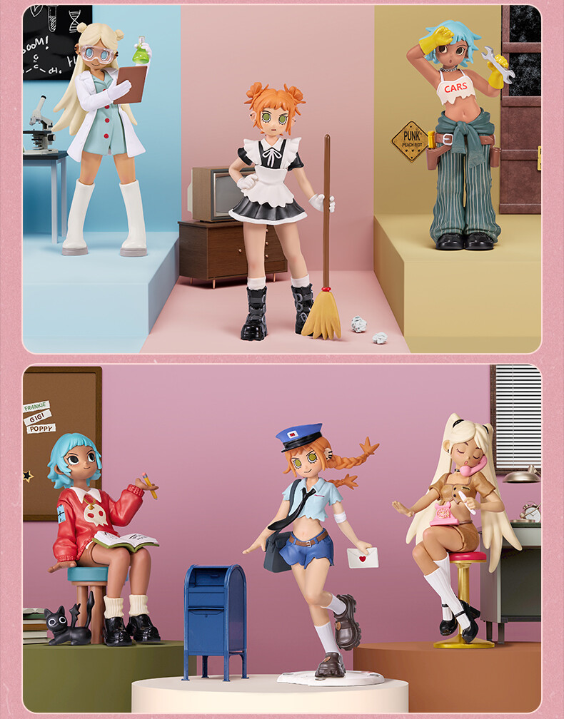 POPMART Peach Riot Rush Hour シークレット Peach Riot Rush Hour Series Figures - POP MART (United States)