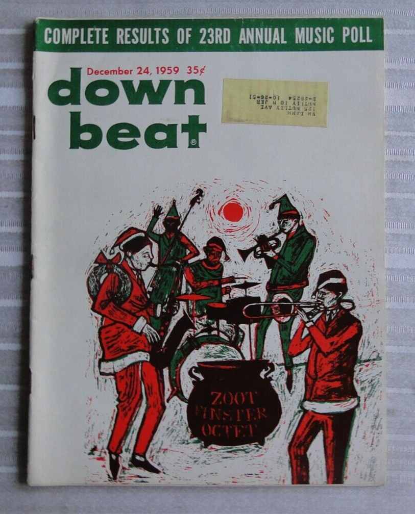 A590】The regret of stars. Vintage Magazine Down Beat Dec 1959 Zoot Finster Octet 78 | eBay