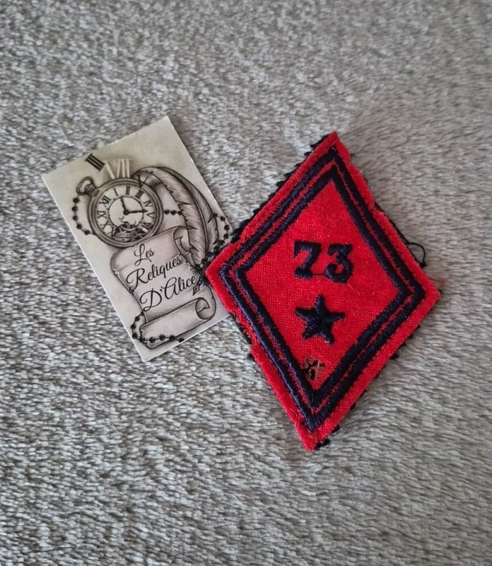 Losange De Bras 73 E Troupe D'Artillerie Crochets Depose