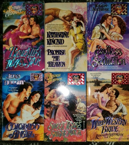 20 Vintage Zebra Historical Romance Lot A